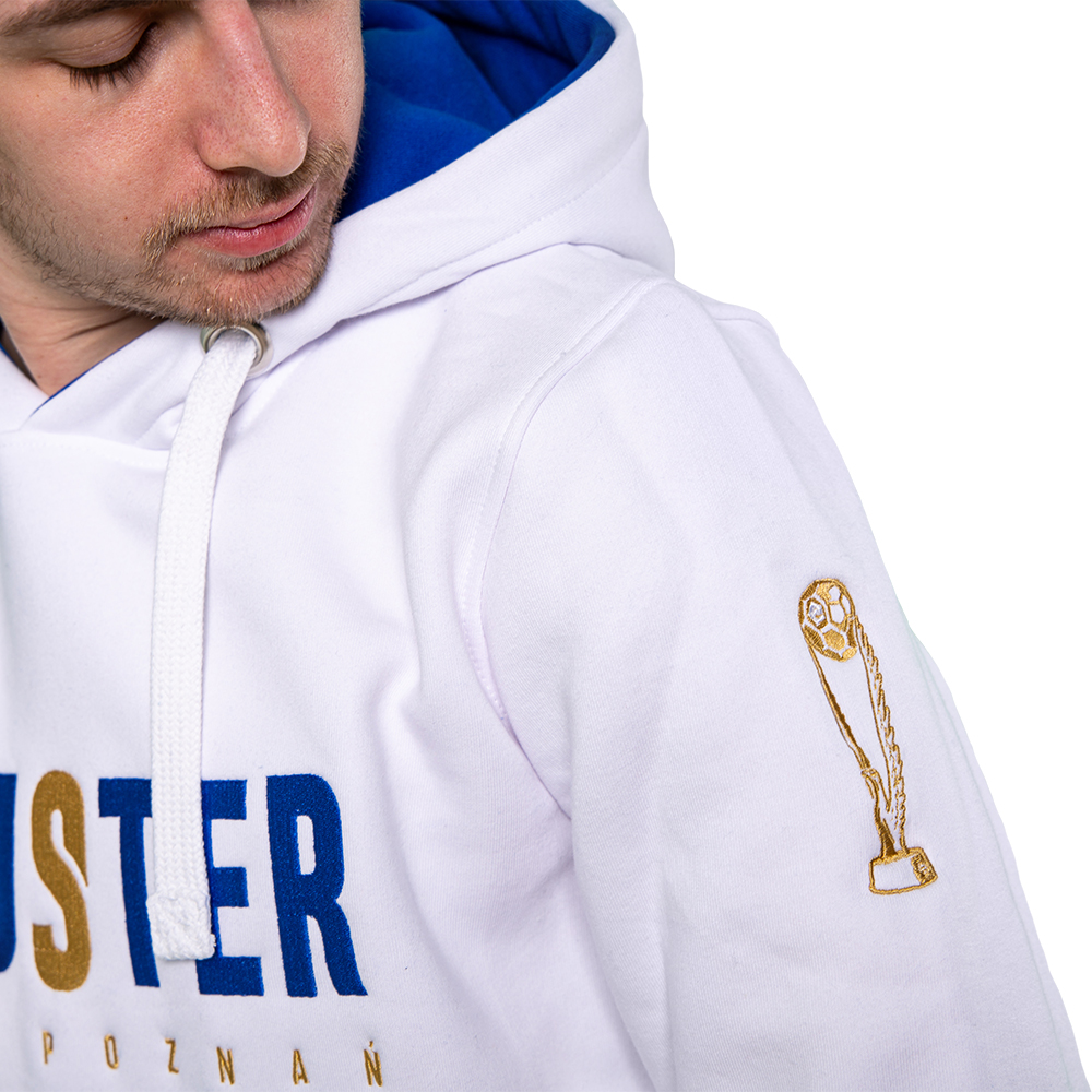 BLUZA MAJSTER 2025 Z KAPTUREM BIAŁA
