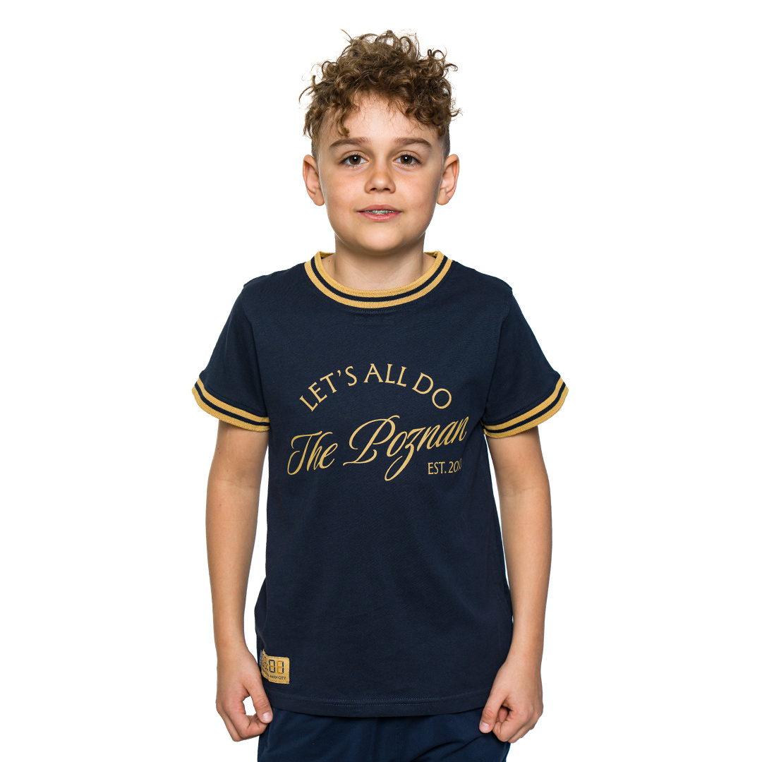 KOSZULKA DZIECIĘCA PREMIUM THE POZNAN EST.2010 GRANATOWA