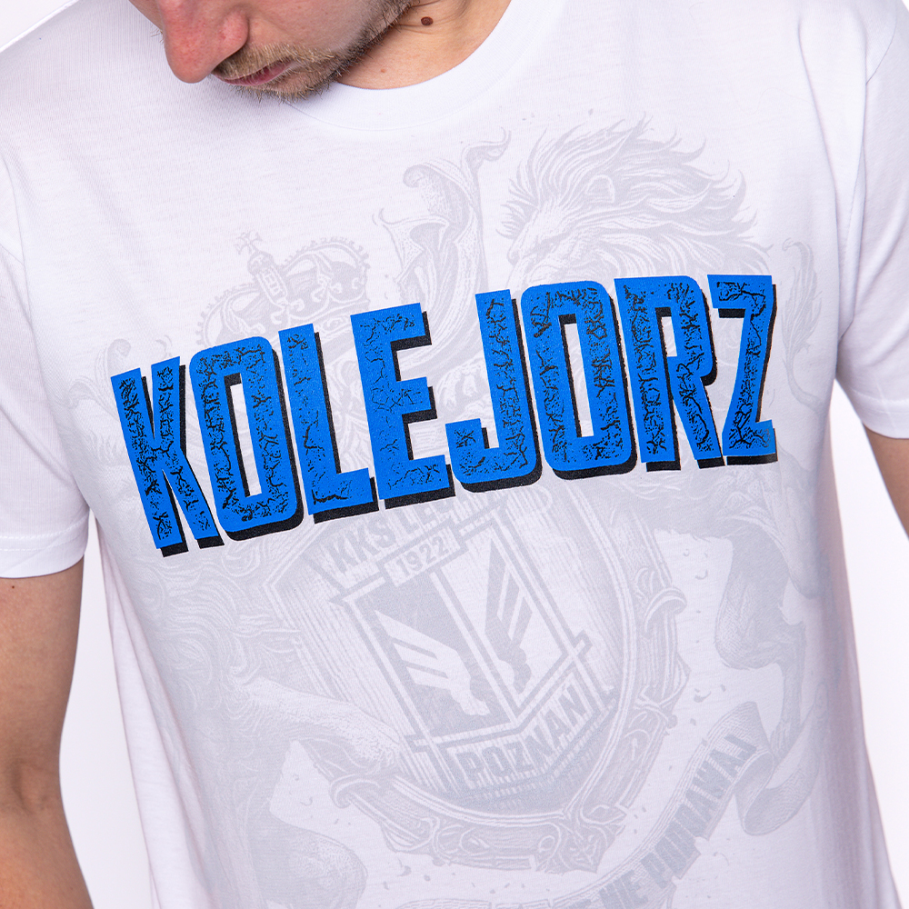 KOSZULKA KOLEJORZ LWY BIAŁA