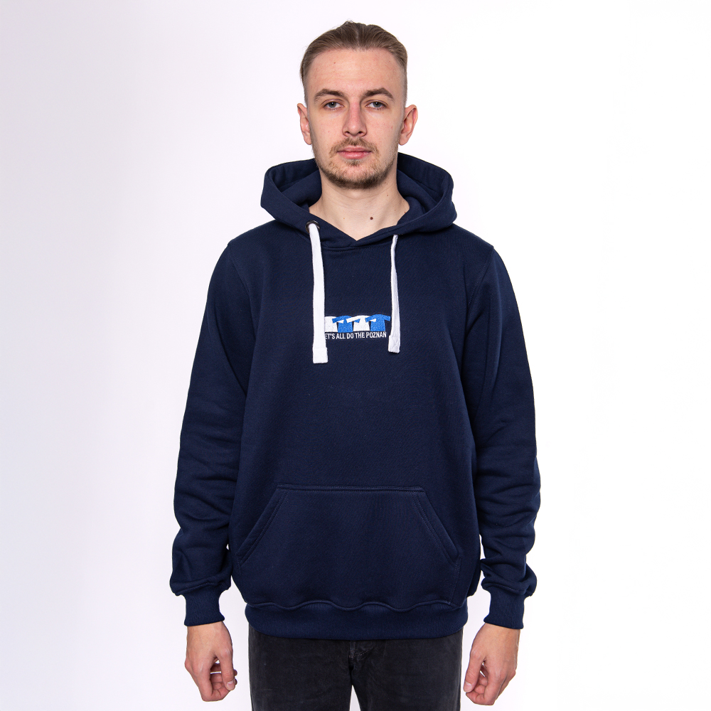 BLUZA HAFTOWANE KOSZULKI THE POZNAN GRANATOWA