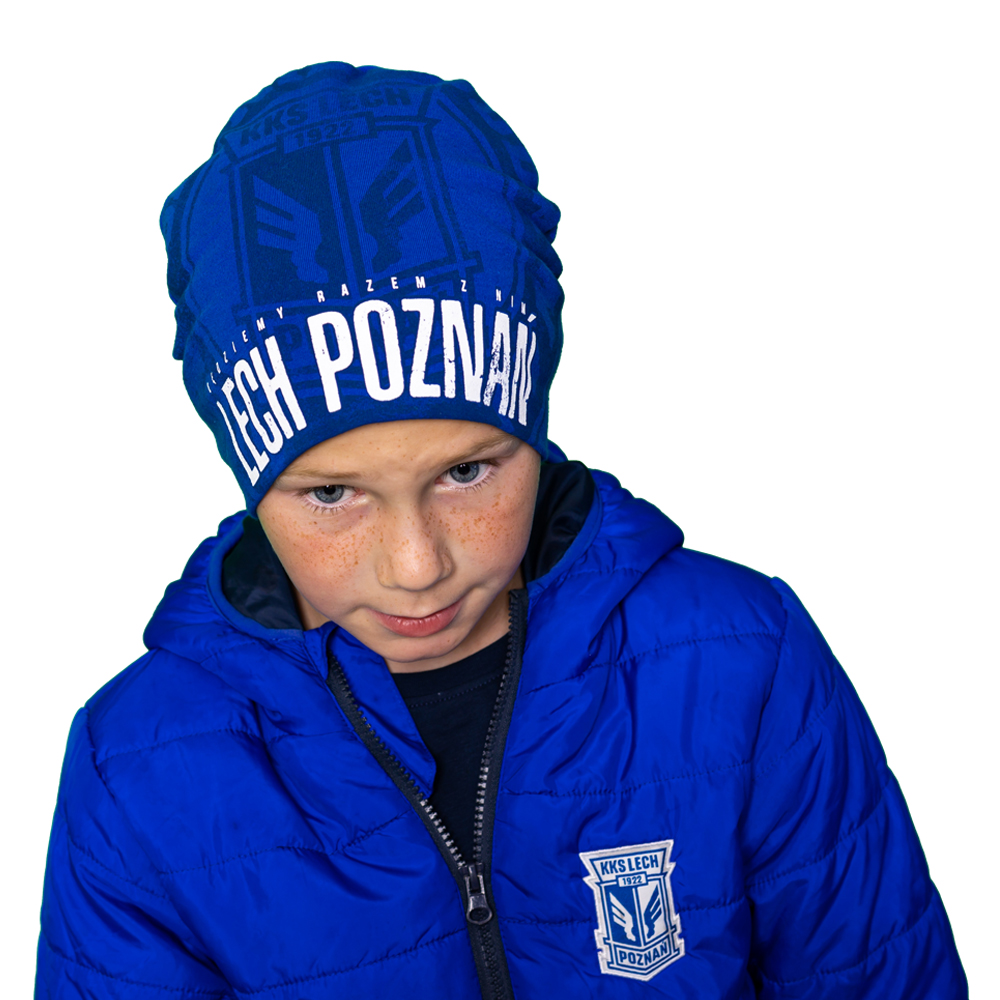 CZAPKA DZIECIĘCA BĘDZIEMY RAZEM NIEBIESKA