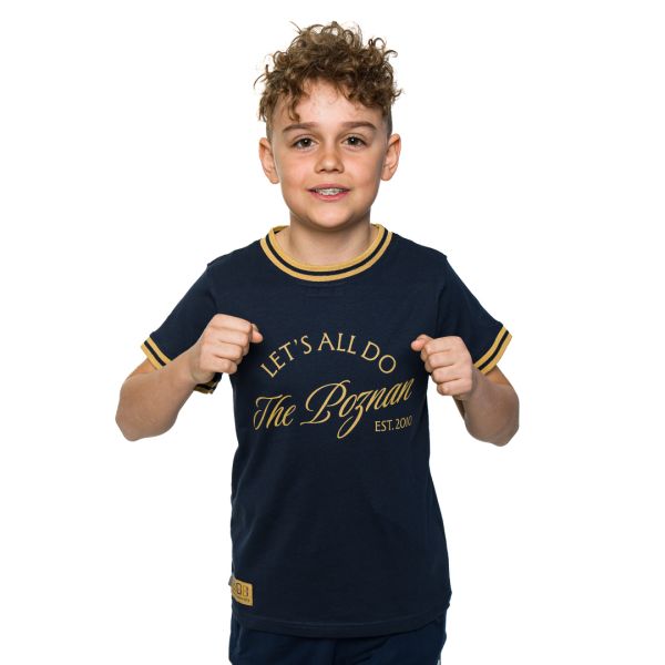 KOSZULKA DZIECIĘCA PREMIUM THE POZNAN EST.2010 GRANATOWA