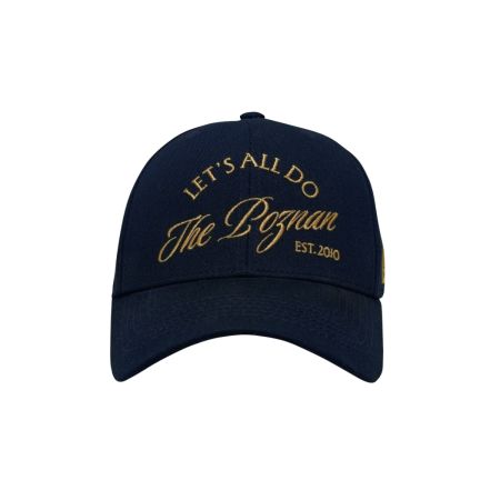CZAPKA BASEBALLOWA PREMIUM THE POZNAŃ EST.2010 GRANATOWA