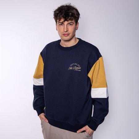 BLUZA CREWNECK PREMIUM THE POZNAN EST.2010 GRANATOWA