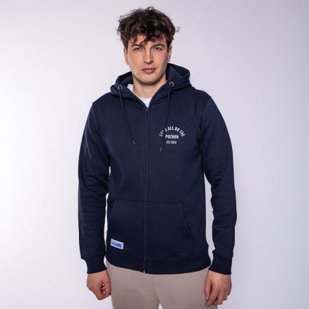 BLUZA ROZPINANA THE POZNAN EST.2010 GRANATOWA