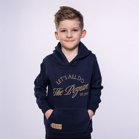 BLUZA DZIECIĘCA PREMIUM THE POZNAN EST.2010 GRANATOWA