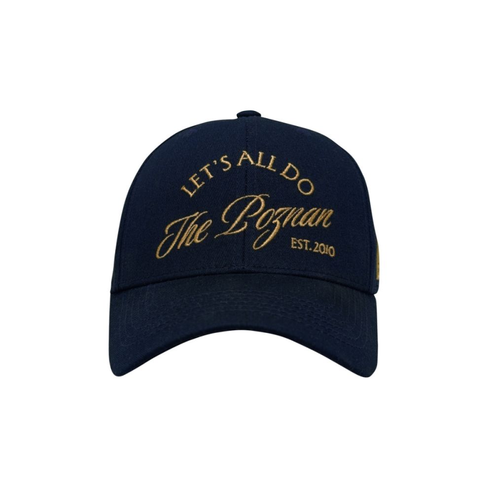 CZAPKA BASEBALLOWA PREMIUM THE POZNAŃ EST.2010 GRANATOWA