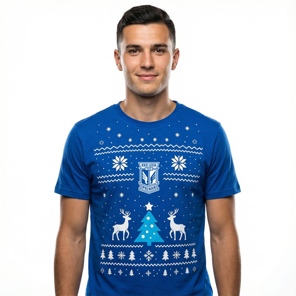 KOSZULKA ŚWIĄTECZNA HERB NIEBIESKA