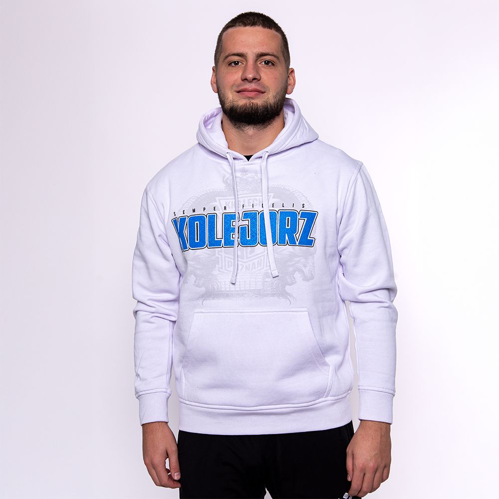 BLUZA KOLEJORZ SEMPER FIDELIS BIAŁA