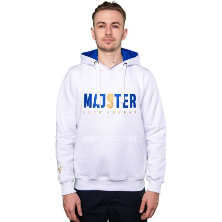 BLUZA MAJSTER 2025 Z KAPTUREM BIAŁA