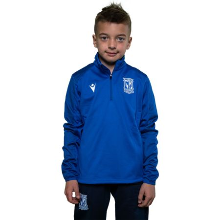 BLUZA TRENINGOWA DZIECIĘCA MACRON NIEBIESKA