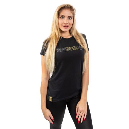 KOSZULKA DAMSKA 100 CZARNA