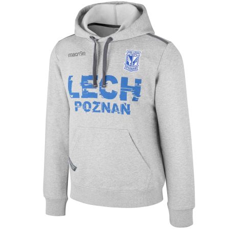 BLUZA LECH POZNAŃ MACRON SZARA
