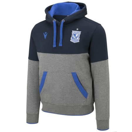 BLUZA HERB MACRON GRANATOWO-SZARA