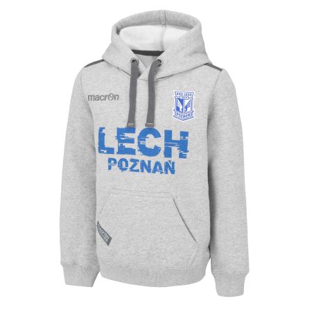 BLUZA DZIECIĘCA LECH POZNAŃ MACRON SZARA