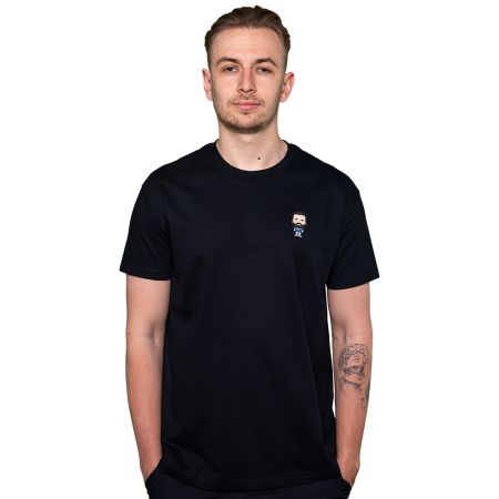 KOSZULKA NASZYWKA ISHAK CZARNA