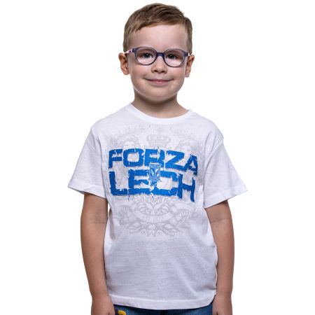KOSZULKA DZIECIĘCA FORZA LECH BIAŁA