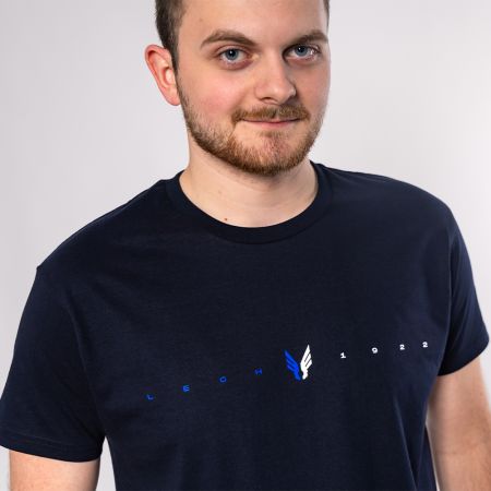 KOSZULKA SKRZYDEŁKA LECH GRANATOWA