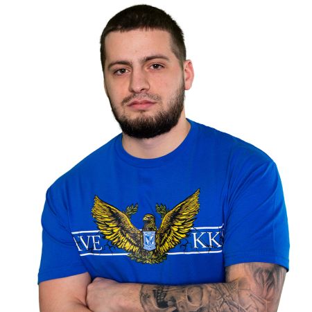 KOSZULKA AVE KKS NIEBIESKA