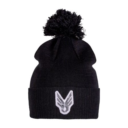 CZAPKA ZIMOWA SKRZYDEŁKA CZARNA