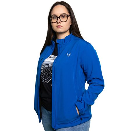 SOFTSHELL DAMSKI SKRZYDEŁKA HERB NIEBIESKI