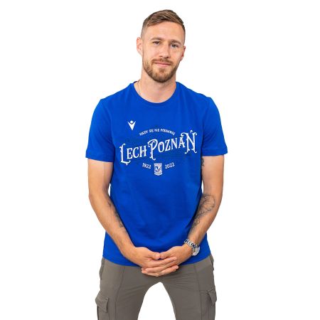 Koszulka Macron LP ornament niebieska