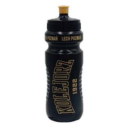 BIDON 600ML KOLEJORZ CZARNY