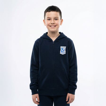 BLUZA DZIECIĘCA ROZPINANA HERB GRANATOWA