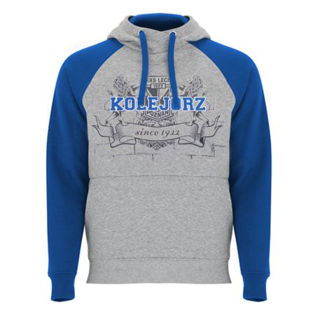 Bluza Kolejorz Lwy Szaro-Niebieska