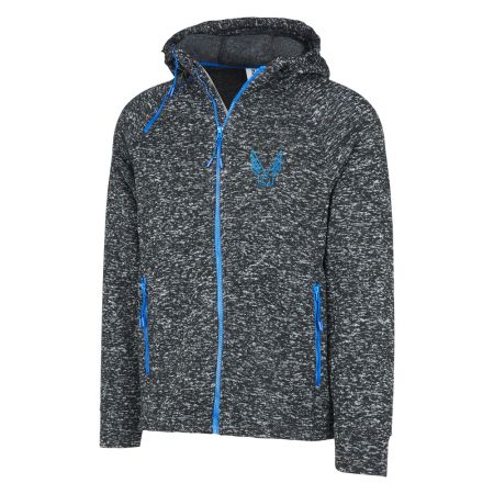 BLUZA SKRZYDŁA MELANŻ CZARNA