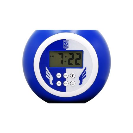 BUDZIK Z GRAJĄCYM HYMNEM I PROJEKCJĄ HERBU