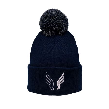 CZAPKA ZIMOWA DZIECIĘCA SKRZYDEŁKA GRANATOWA