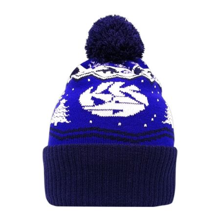 CZAPKA ZIMOWA ŚWIĄTECZNA KKS 