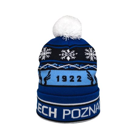 CZAPKA ZIMOWA ŚNIEŻYNKA LECH POZNAŃ