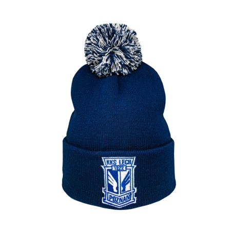 CZAPKA ZIMOWA DZIECIĘCA HERB HAFT GRANATOWA