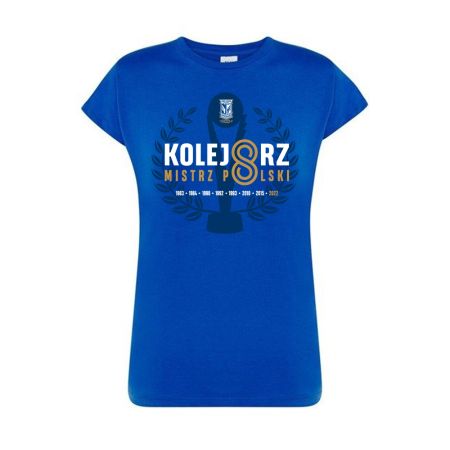 Koszulka Damska Mistrz 2022 niebieska