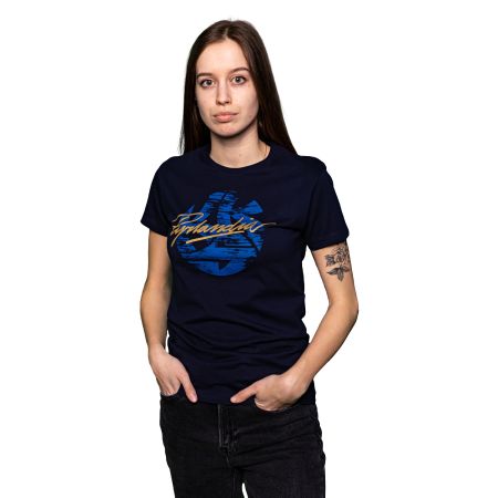 KOSZULKA DAMSKA PYRLANDIA KKS GRANATOWA