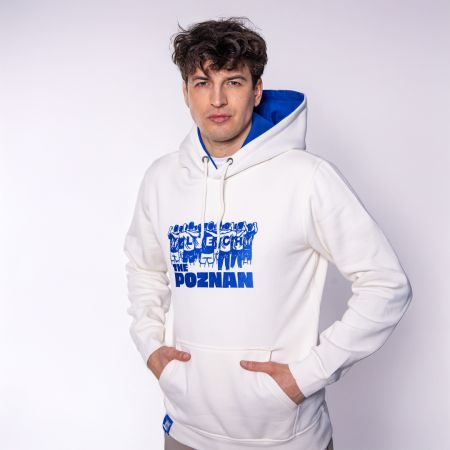 BLUZA THE POZNAN LECH CIEMNO-BIAŁA