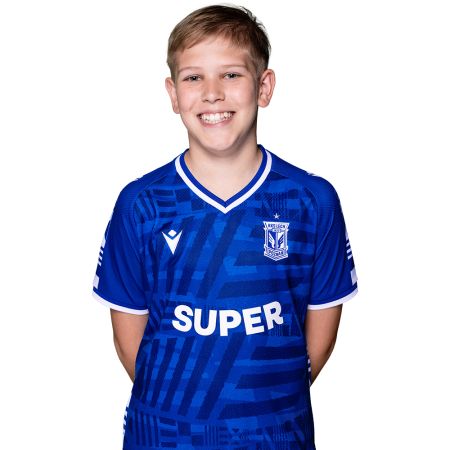 KOSZULKA MECZOWA DZIECIĘCA 2025-2026 NIEBIESKA