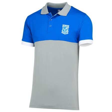 KOSZULKA POLO Herb Niebiesko - Szara