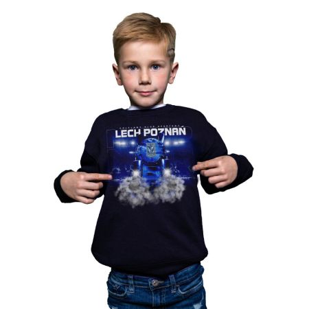 BLUZA DZIECIĘCA LOKOMOTYWA GRANATOWA