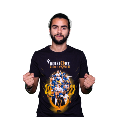 KOSZULKA MACRON MISTRZ POLSKI 2022 CZARNA