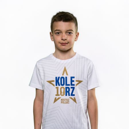 KOSZULKA DZIECIĘCA MISTRZ POLSKI 2026 BIAŁA