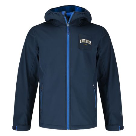 SOFTSHELL Z RZEPEM GRANATOWY