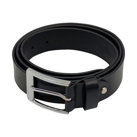 PASEK ZE SKÓRY BYDLĘCEJ CZARNY