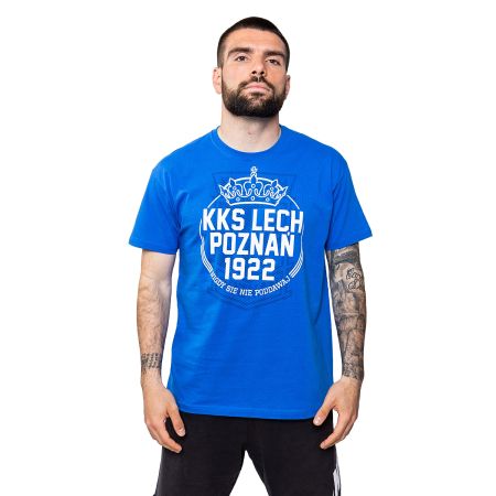 Koszulka Lech Krąg Niebieska