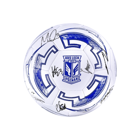 PIŁKA LECH POZNAŃ PRO BIAŁA Z PODPISAMI