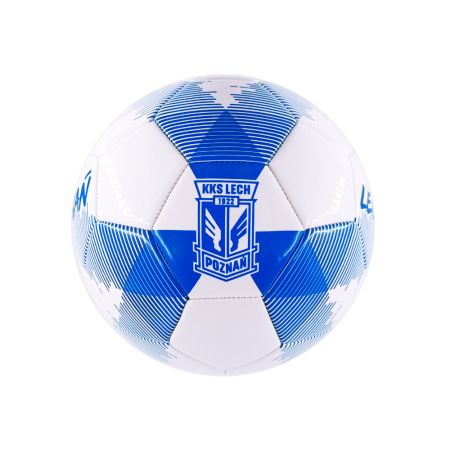 PIŁKA HERB LECH POZNAŃ BIAŁO-NIEBIESKA
