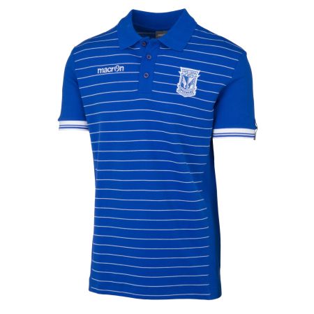 KOSZULKA POLO Macron Paski Niebieska
