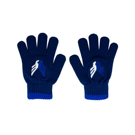 RĘKAWICZKI ZIMOWE DZIECIĘCE SKRZYDEŁKA GRANATOWE